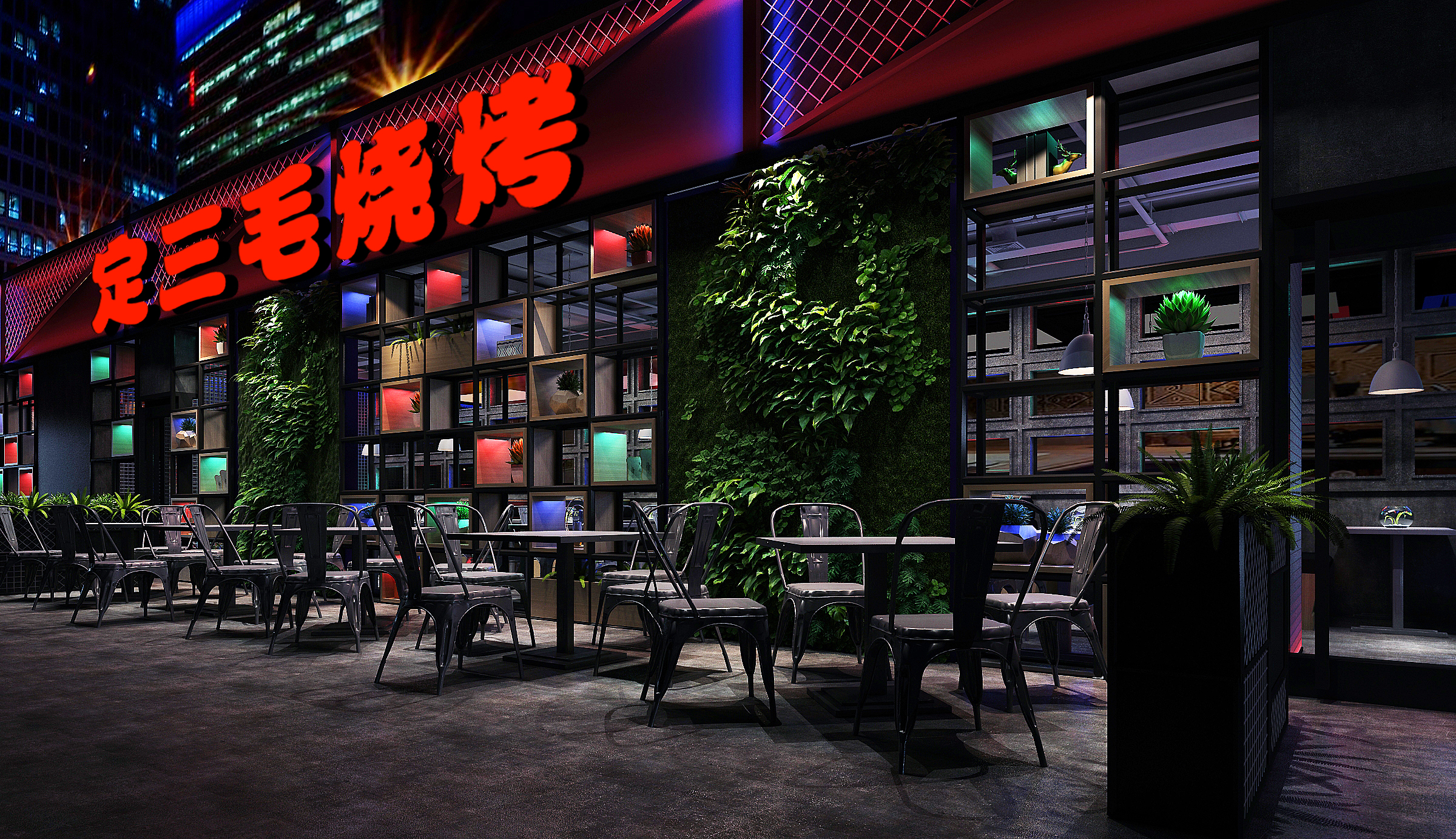 餐廳門頭設(shè)計_好看的門頭設(shè)計案例欣賞-4